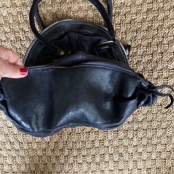 Collection Privee Black Leather Bag Italy NWOT deconstructed Antwerp 7 - Picture 13 of 13